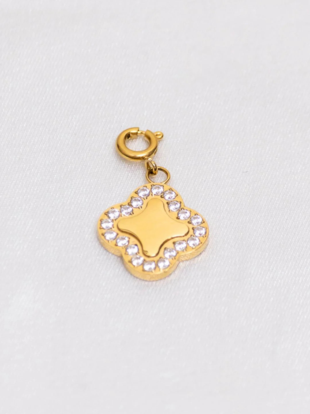 Studded Clover Charm