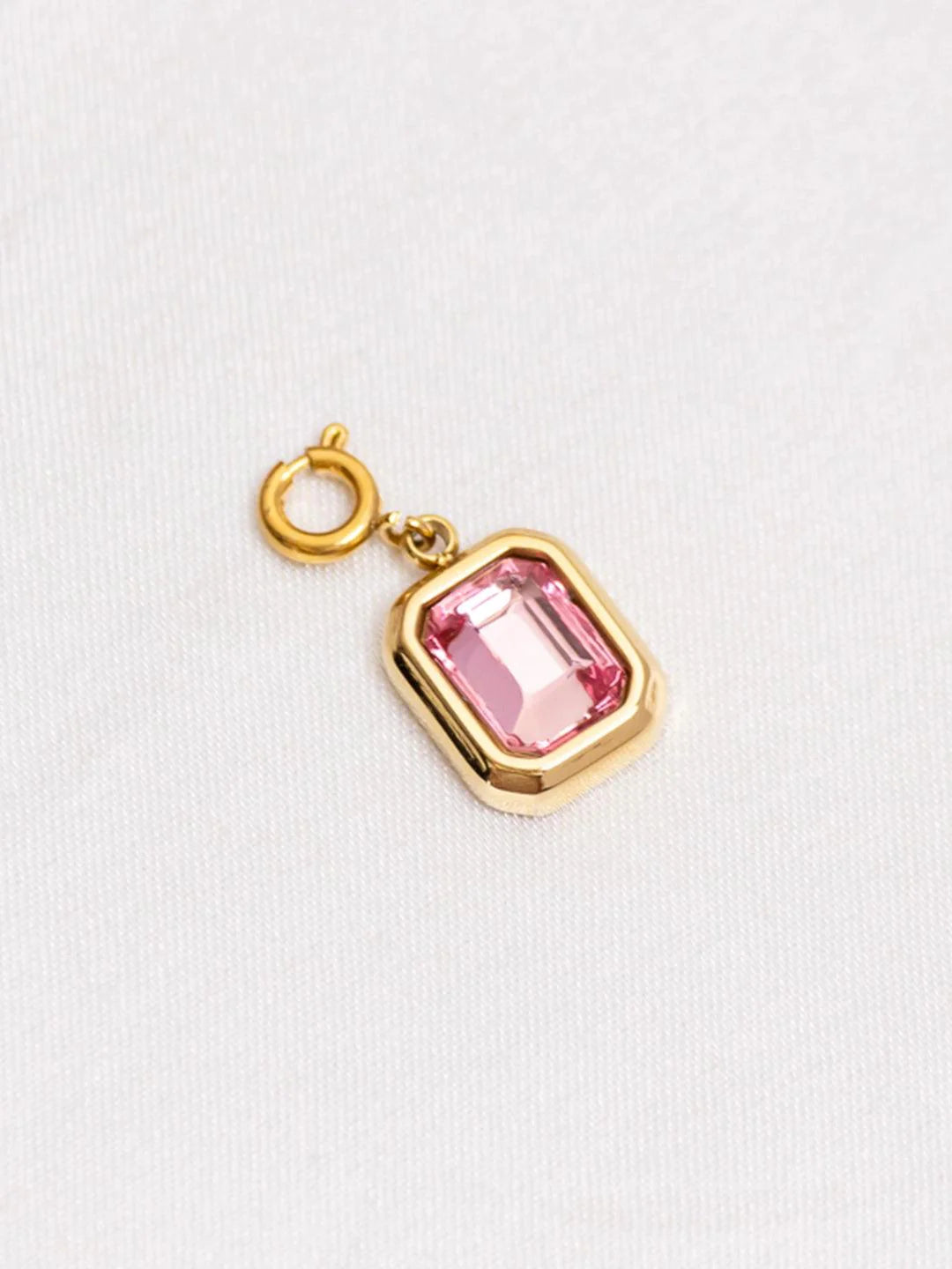 Pink Stone Charm