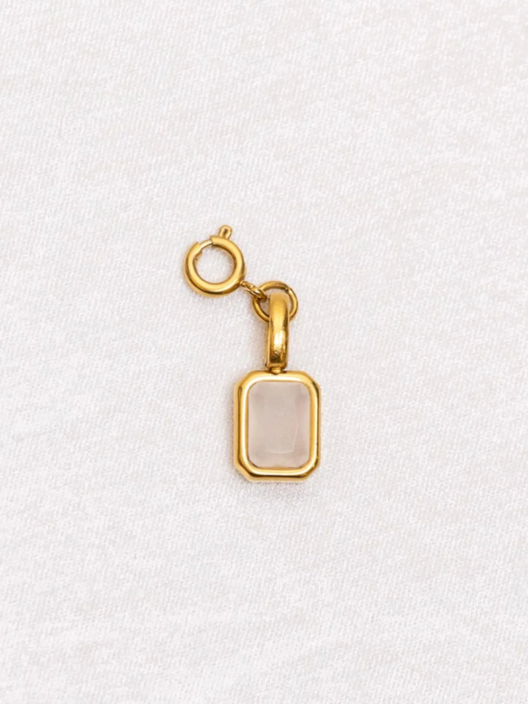 White Stone Charm