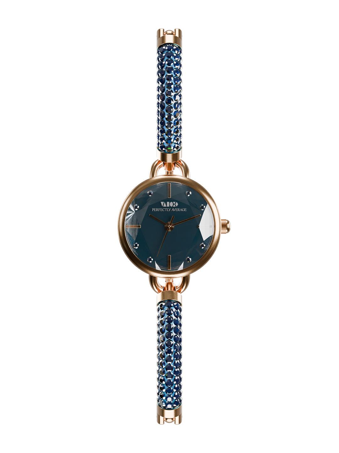Crystal Slider Watch - Blue