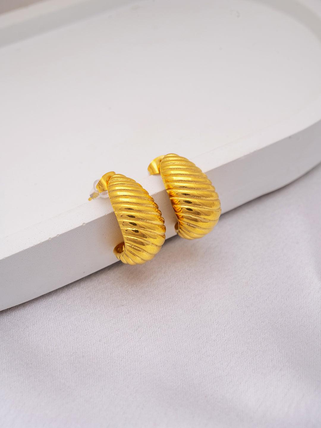 Small Croissant Earrings
