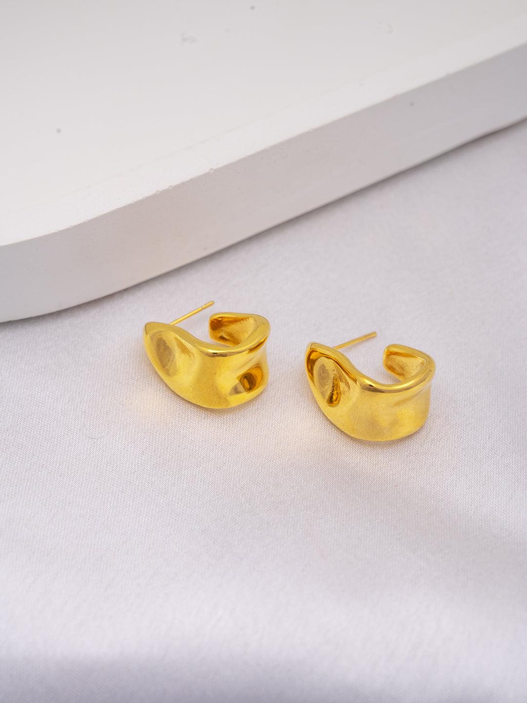 Irregular C-shape Hoops