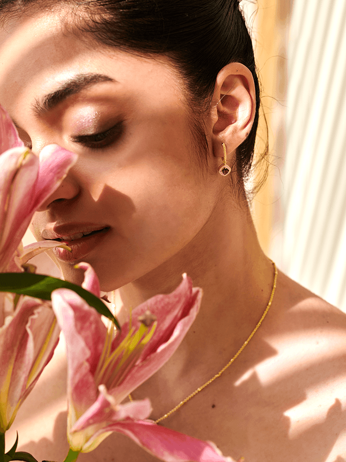 Amethyst Huggies - Perfectly Average