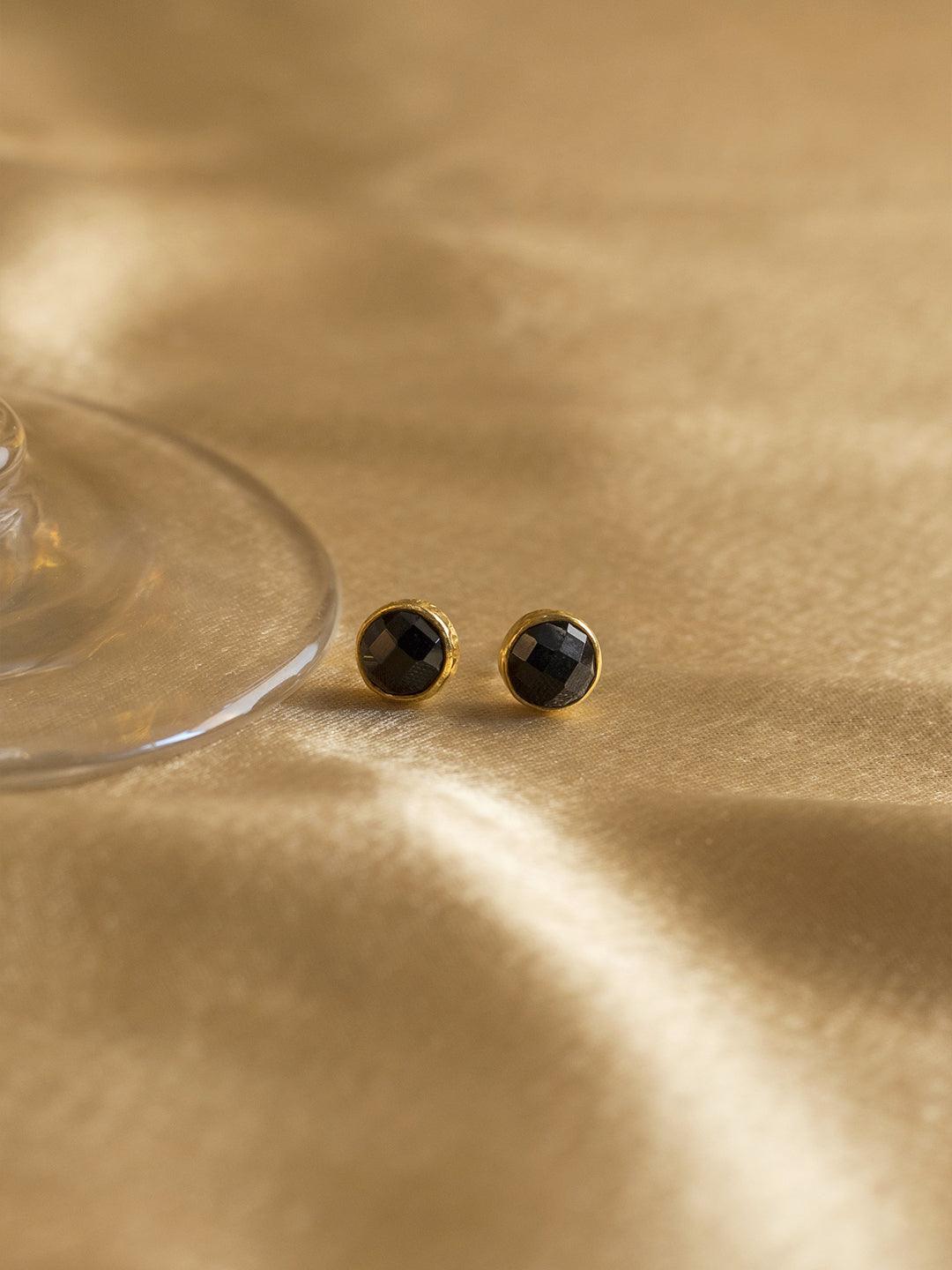 Black Onyx Studs - Perfectly Average