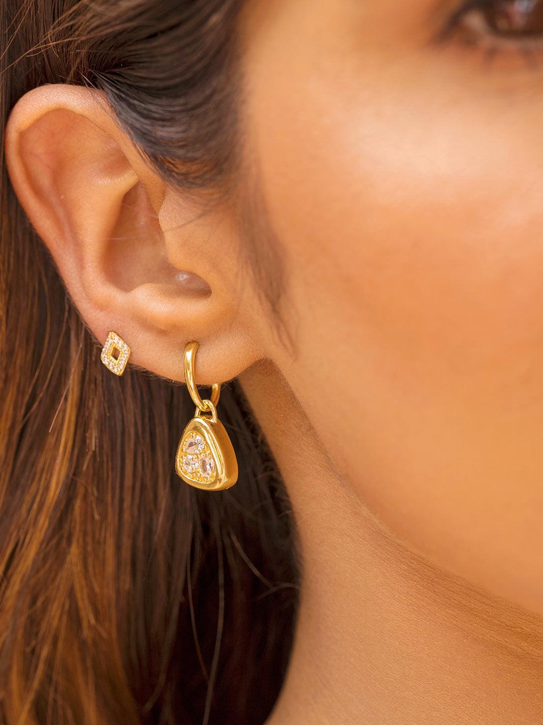 Diamond Shape Studs - Perfectly Average