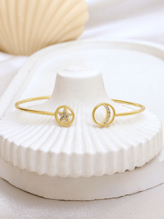 Moon star Cuff Bracelet - Perfectly Average
