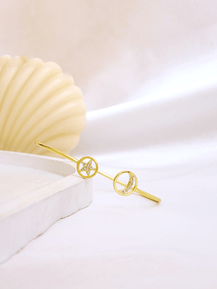 Moon star Cuff Bracelet - Perfectly Average