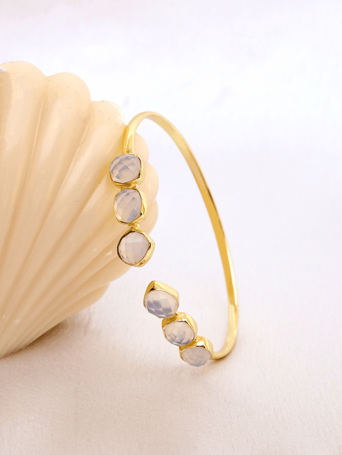 Moonstone Cuff Bracelet - Perfectly Average