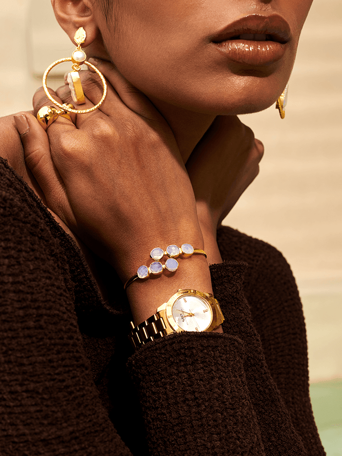 Moonstone Cuff Bracelet - Perfectly Average