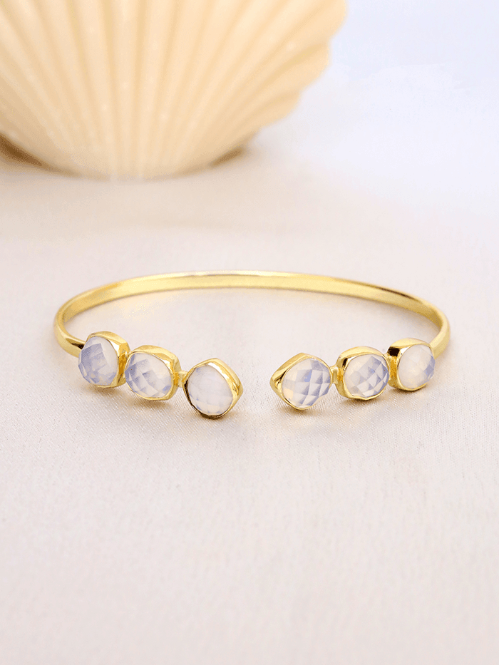 Moonstone Cuff Bracelet - Perfectly Average
