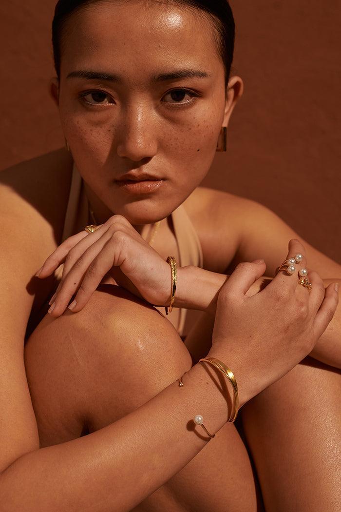 Overlapped Cuff Bracelet - Perfectly Average