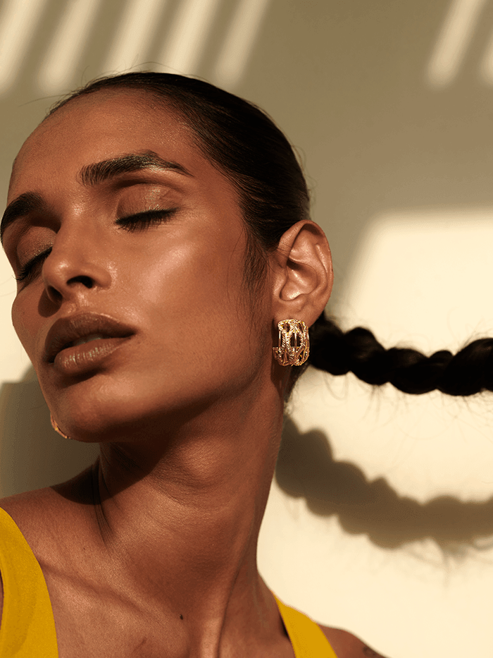 Wire Coiled Textured Earrings - Perfectly Average