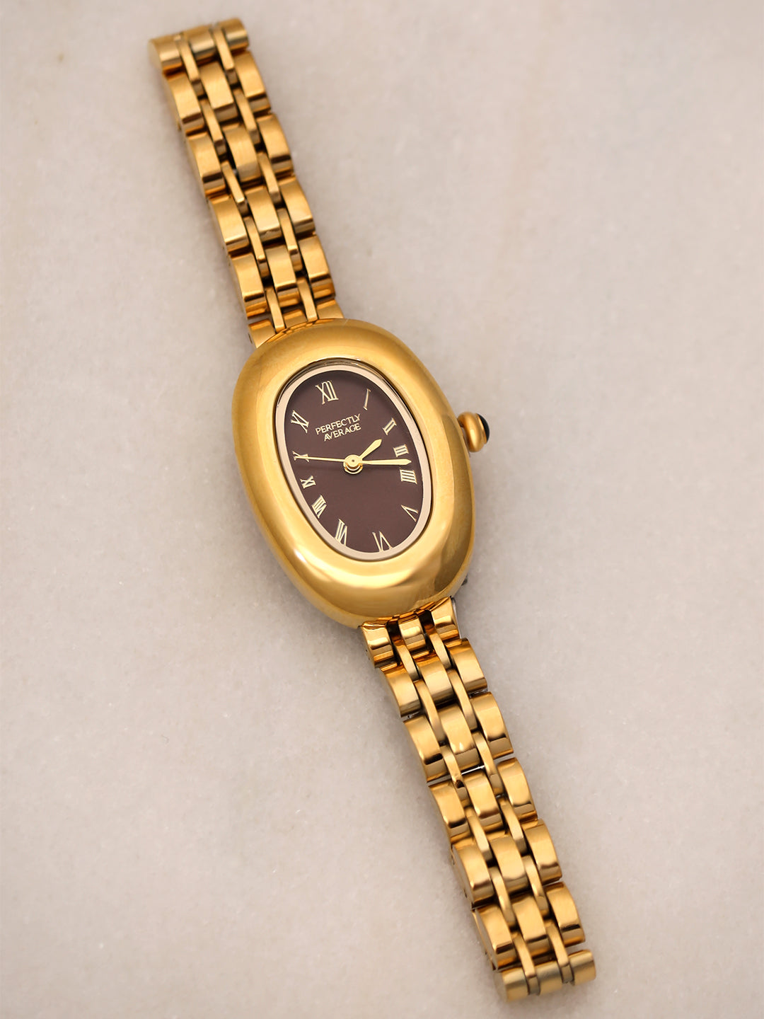 Soulmate Oval Gold-Toned Watch