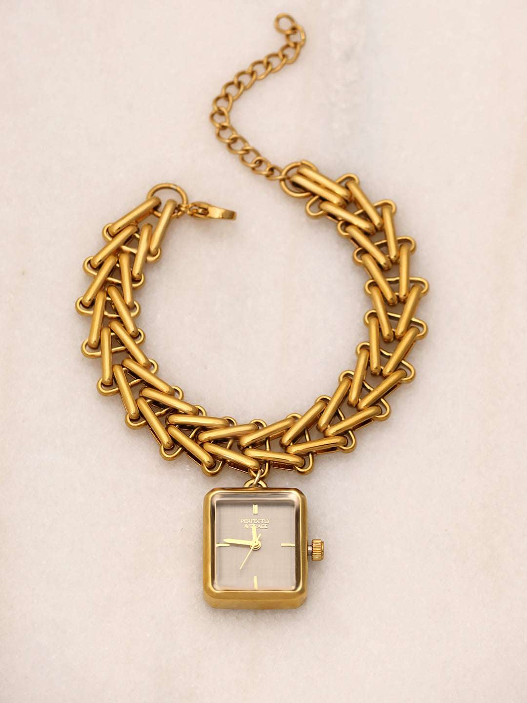 Locket Charm Gold Watch