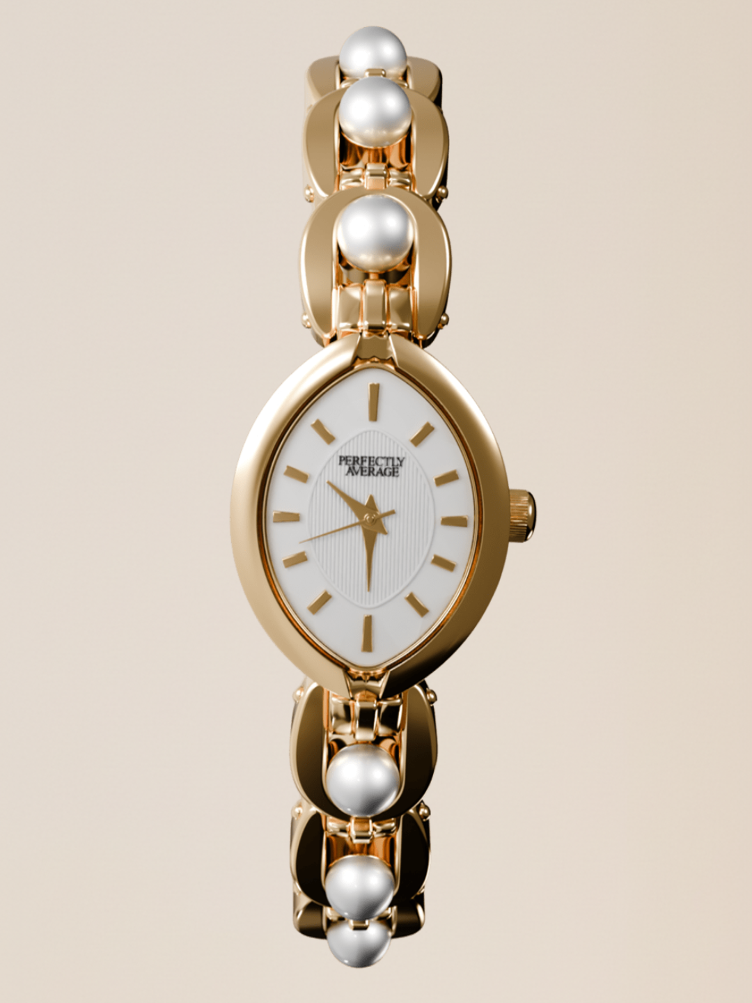 Moonlight Pearl Gold-Toned Watch