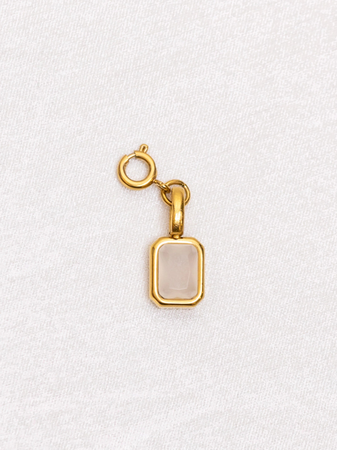 White Stone Charm